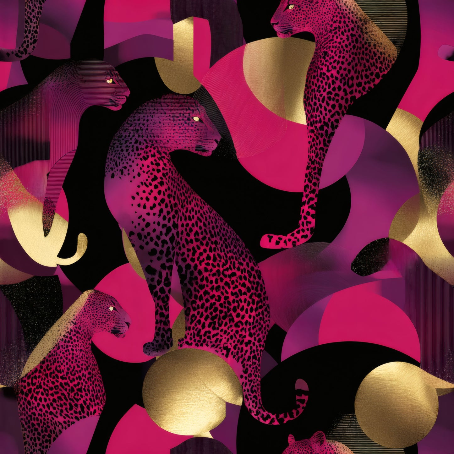 Magenta Menagerie Wallpaper