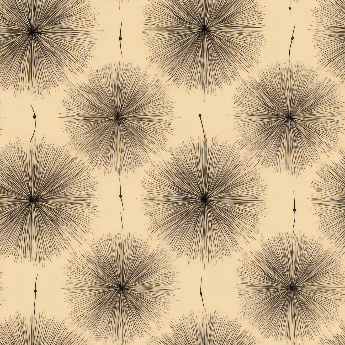 Floating Thistle Seed Wallpaper