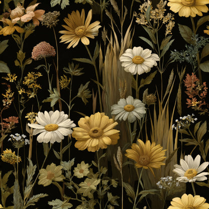 Dusky Wildflower Wallpaper