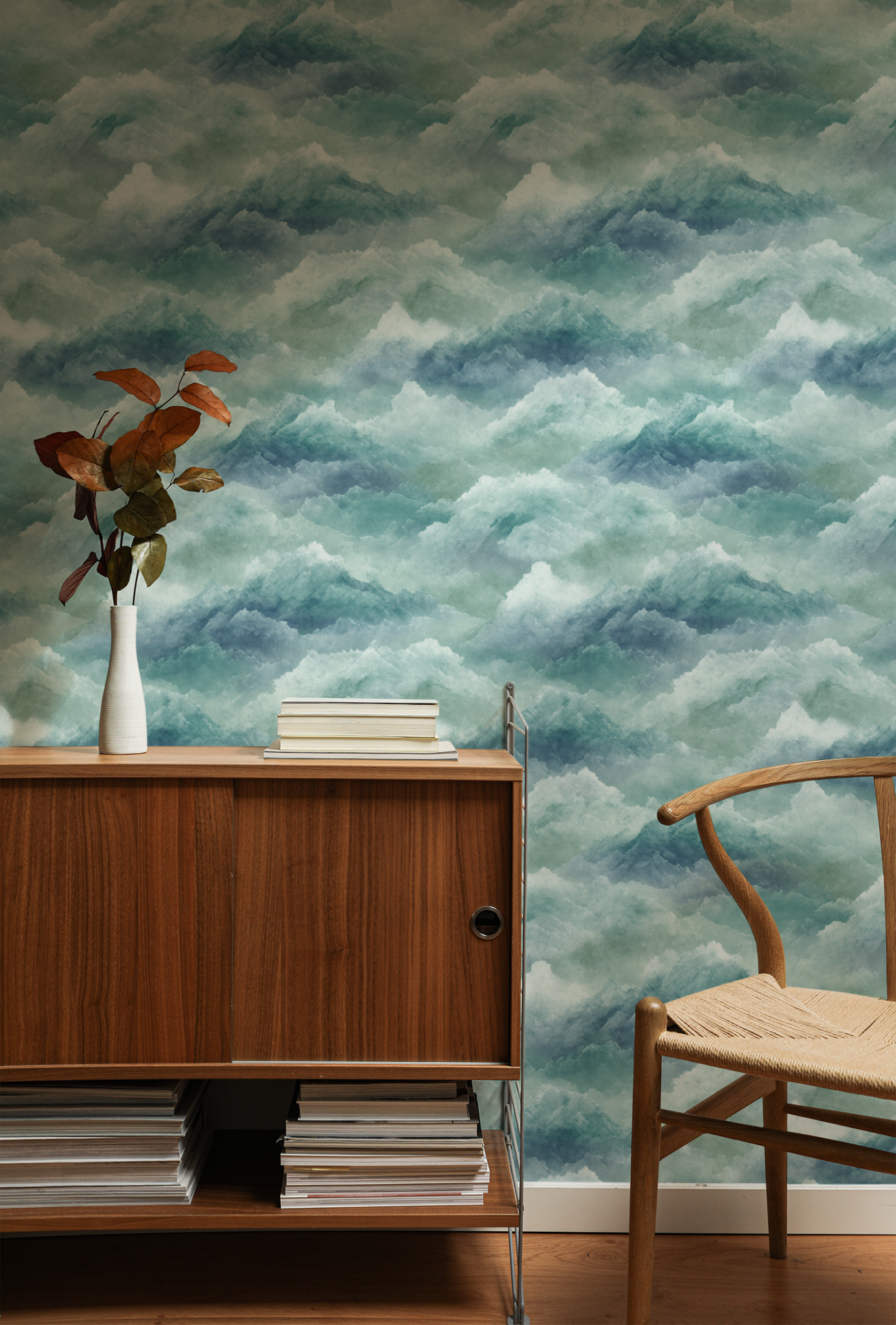 Jade Tideline Wallpaper