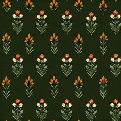 Mughal Sprig Wallpaper pattern repeat tile