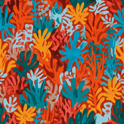 Cinnabar Reef Tapestry Wallpaper