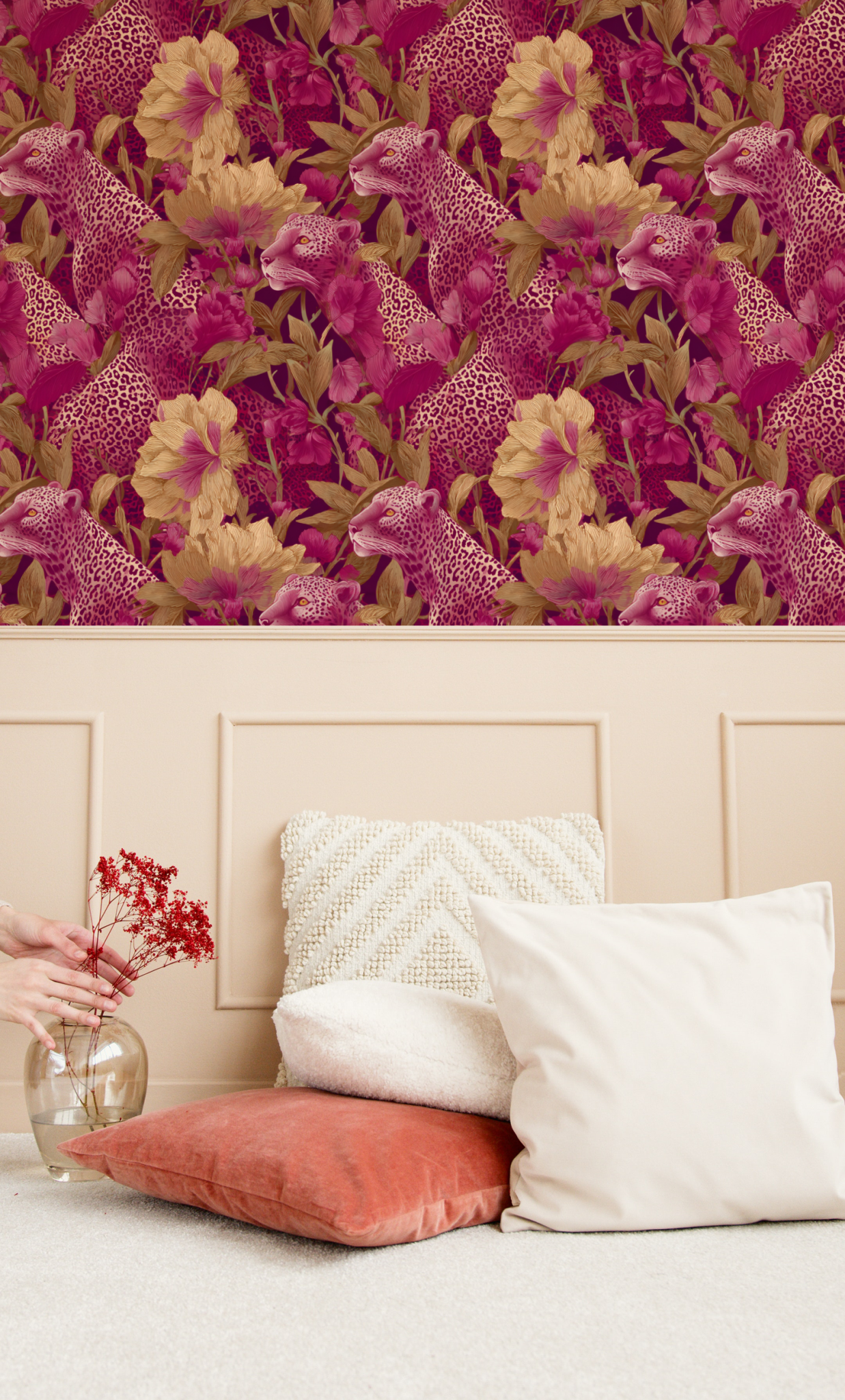 Imperial Leopard Thicket Wallpaper