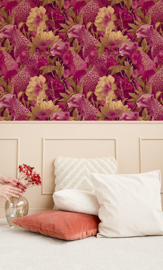 Imperial Leopard Thicket Wallpaper