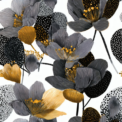 Obsidian Stipple Wallpaper pattern repeat tile