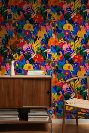 Market Day Wallpaper