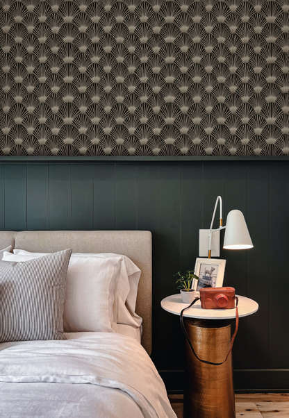 Gilded Sunburst Wallpaper