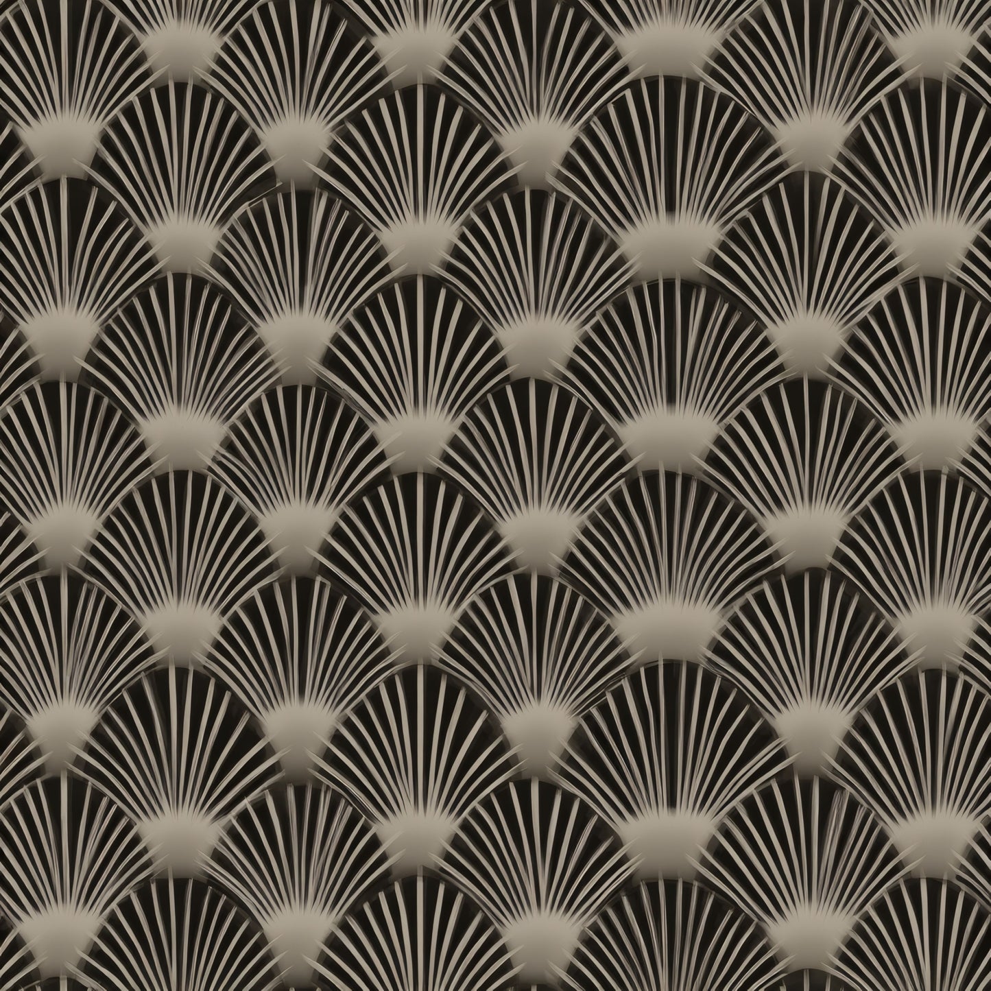 Gilded Sunburst Wallpaper
