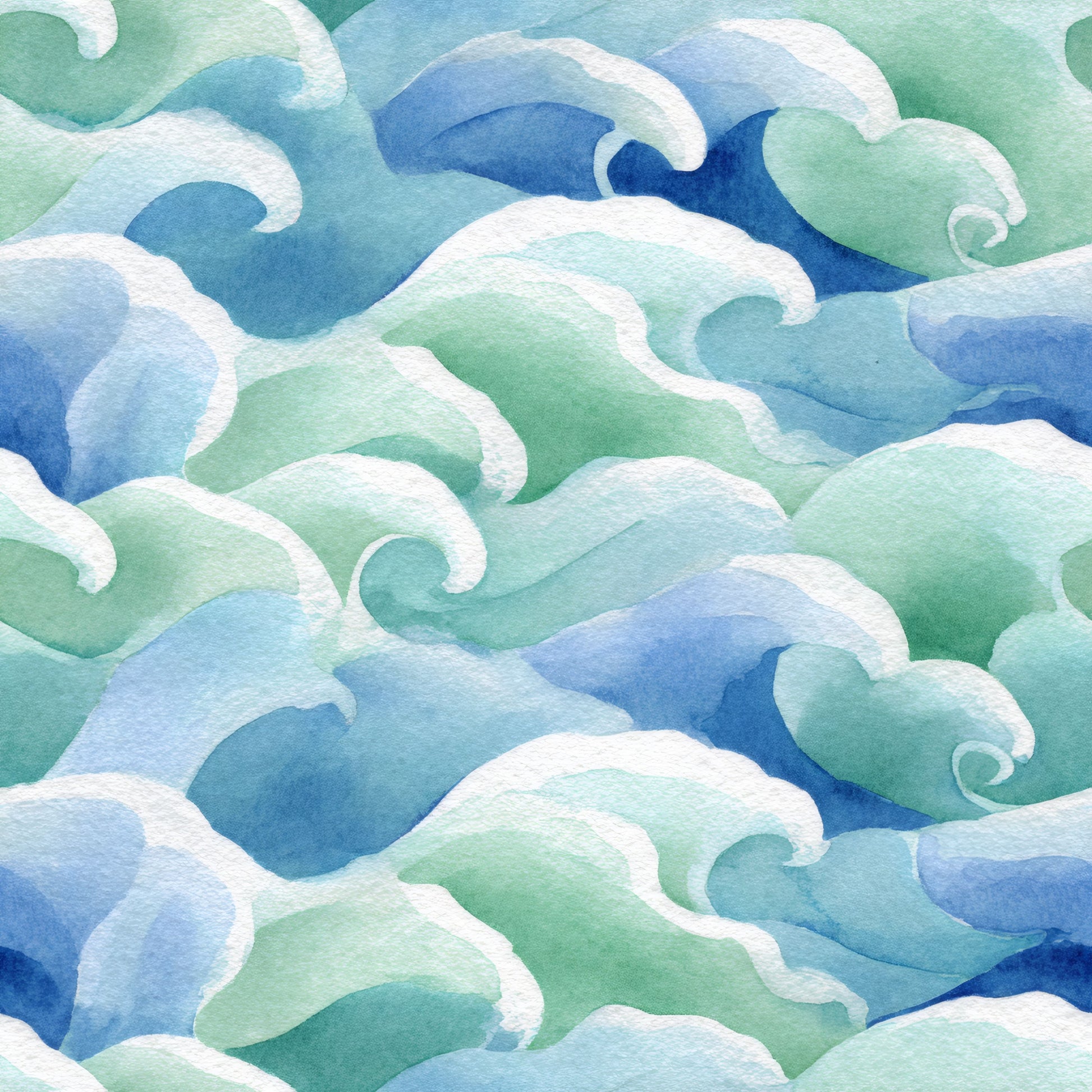 Seafoam Drift Wallpaper