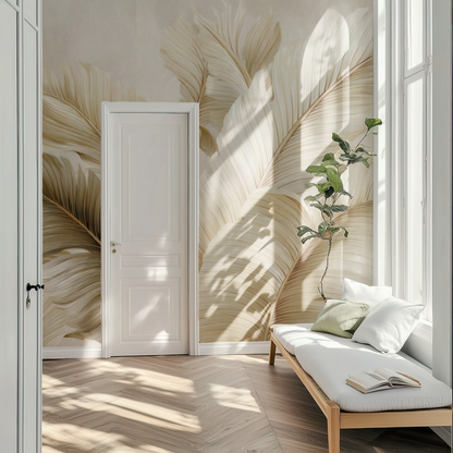 Saharan Breeze Mural installed in a room mockup