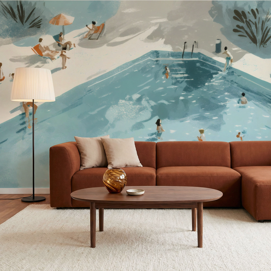 Midday Lido Swim Mural