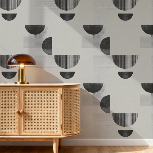 Bauhaus Hemisphere Wallpaper