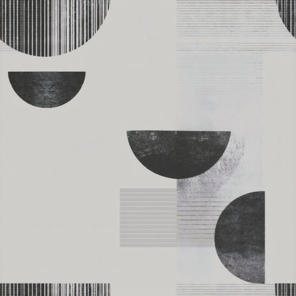Bauhaus Hemisphere Wallpaper