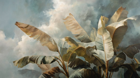 Monsoon Grove Mural installed in a room mockup