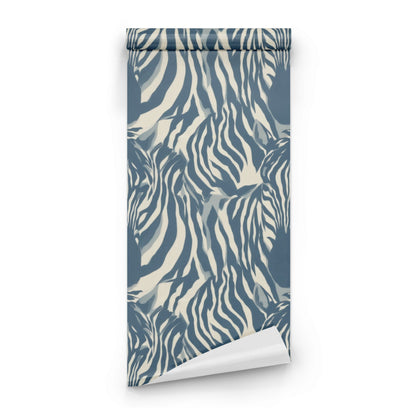 Roll of Brush Zebra large scale wallpaper