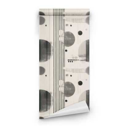 Roll of Abstract Geometric Cipher Drafting large scale wallpaper