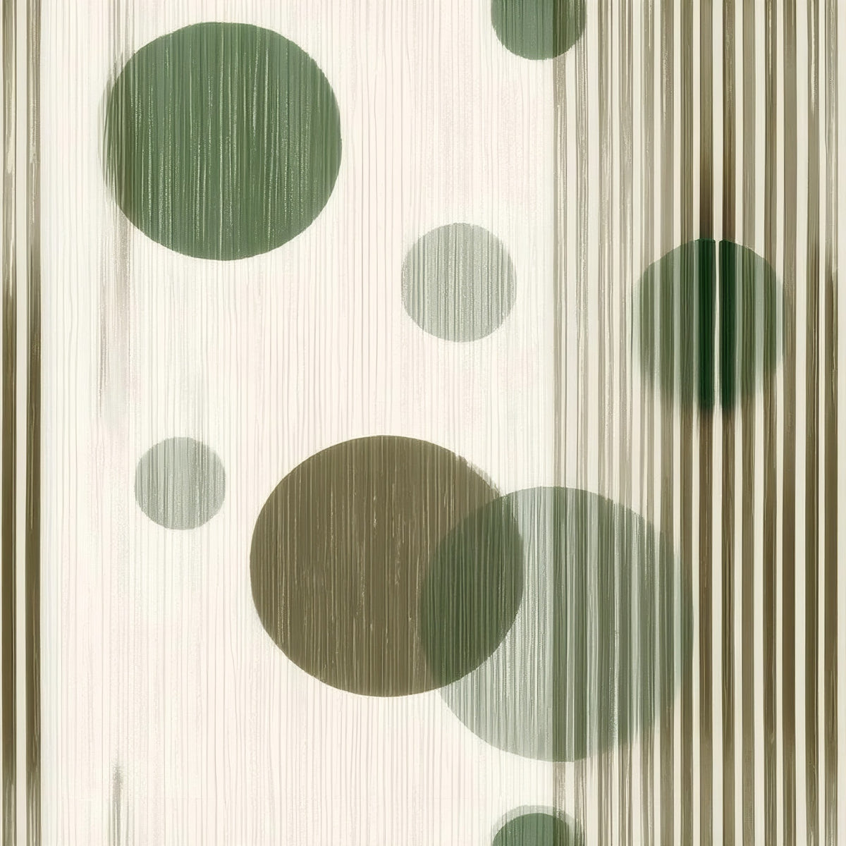 Olive Beads large scale wallpaper pattern repeat