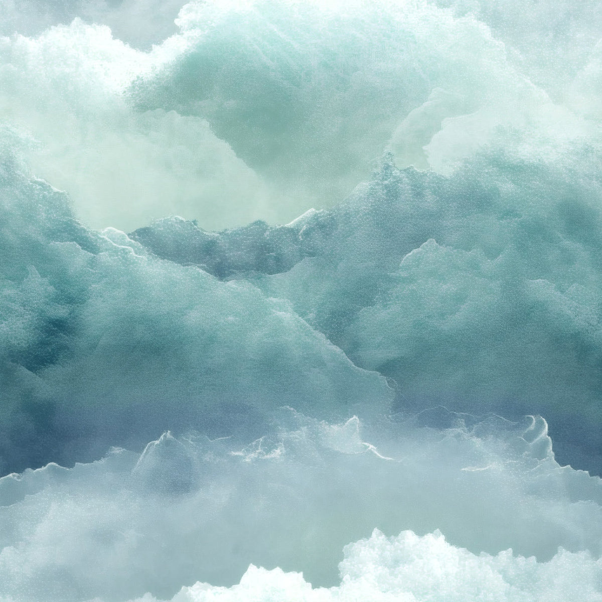 Sea Mist large scale wallpaper pattern repeat