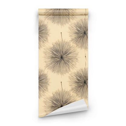 Roll of Thistle Puff large scale wallpaper